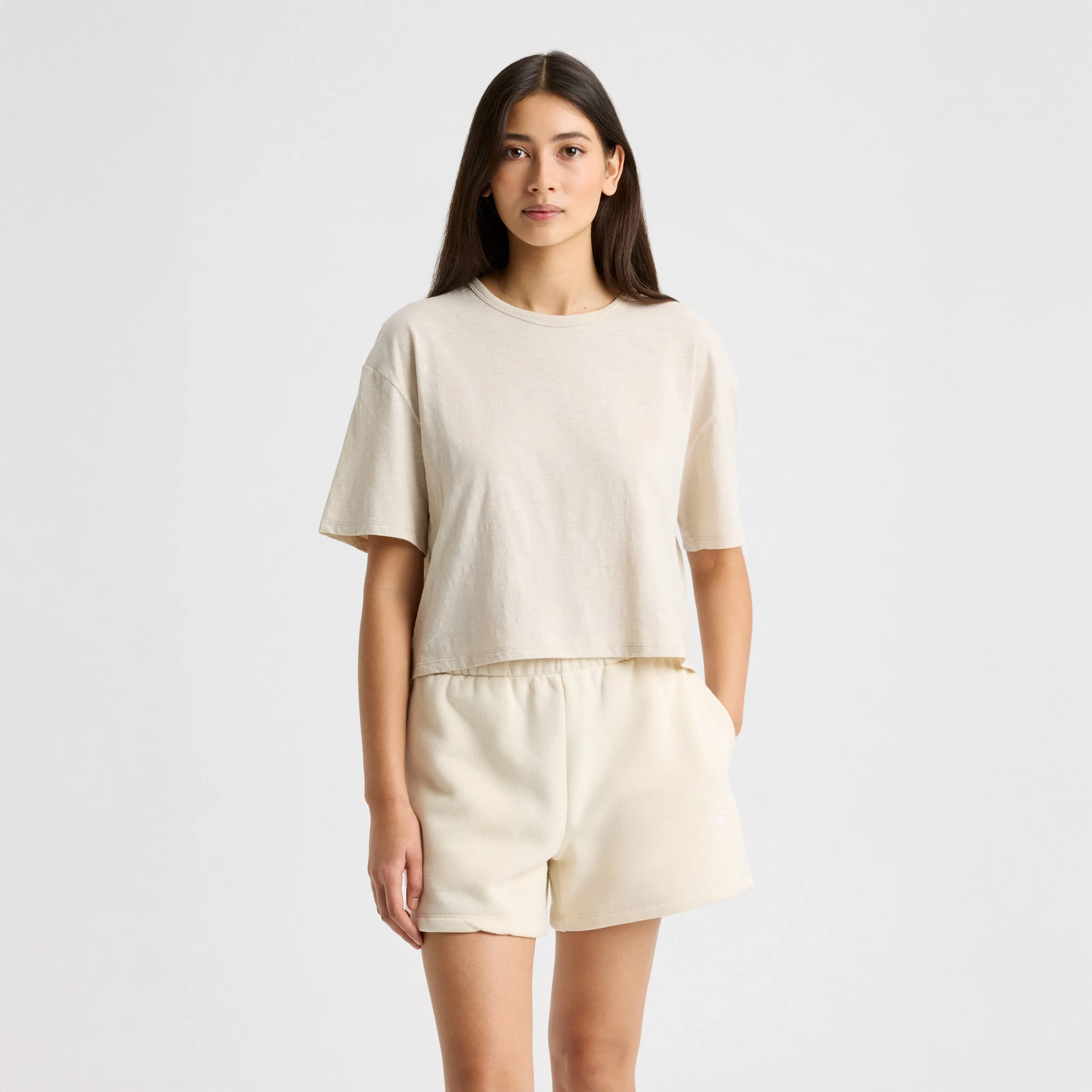 Slub Cropped Tee