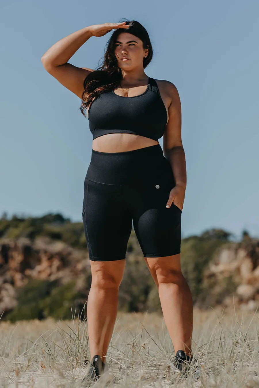 Smart Pocket Move Bike Short - Black