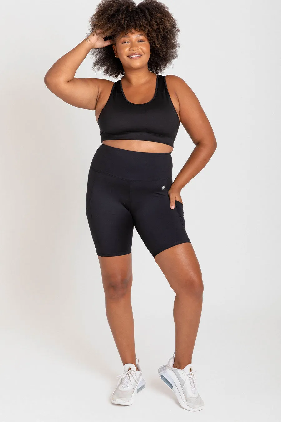 Smart Pocket Move Bike Short - Black