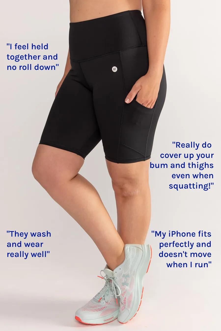 Smart Pocket Move Bike Short - Black