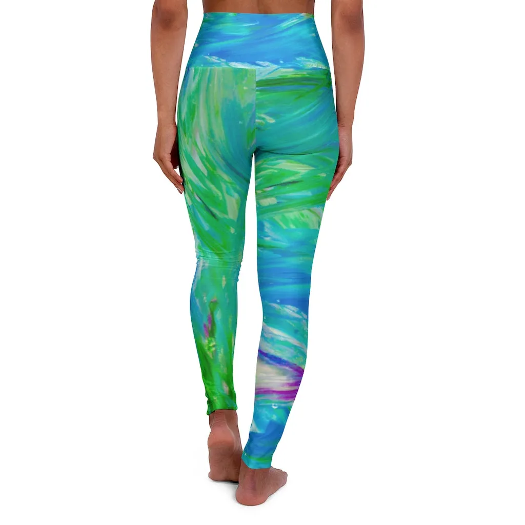 Smear Pour High Waisted Yoga Leggings