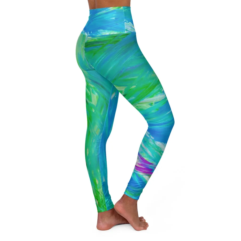 Smear Pour High Waisted Yoga Leggings