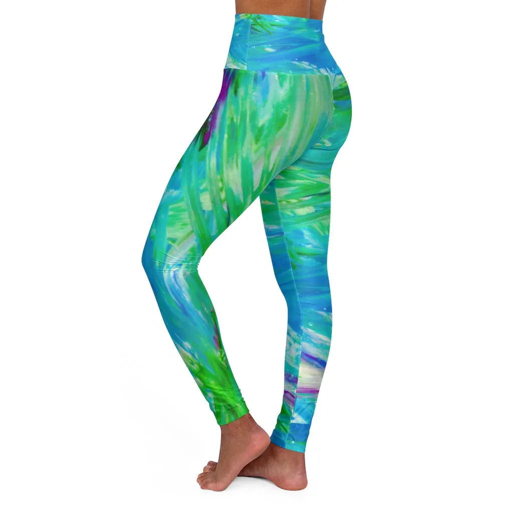 Smear Pour High Waisted Yoga Leggings