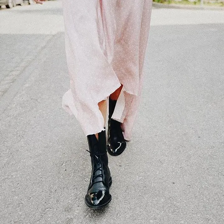 Sofia | Vintage Look Heel Boots