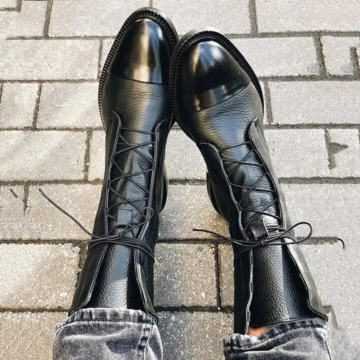 Sofia | Vintage Look Heel Boots