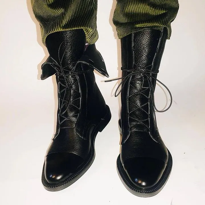 Sofia | Vintage Look Heel Boots