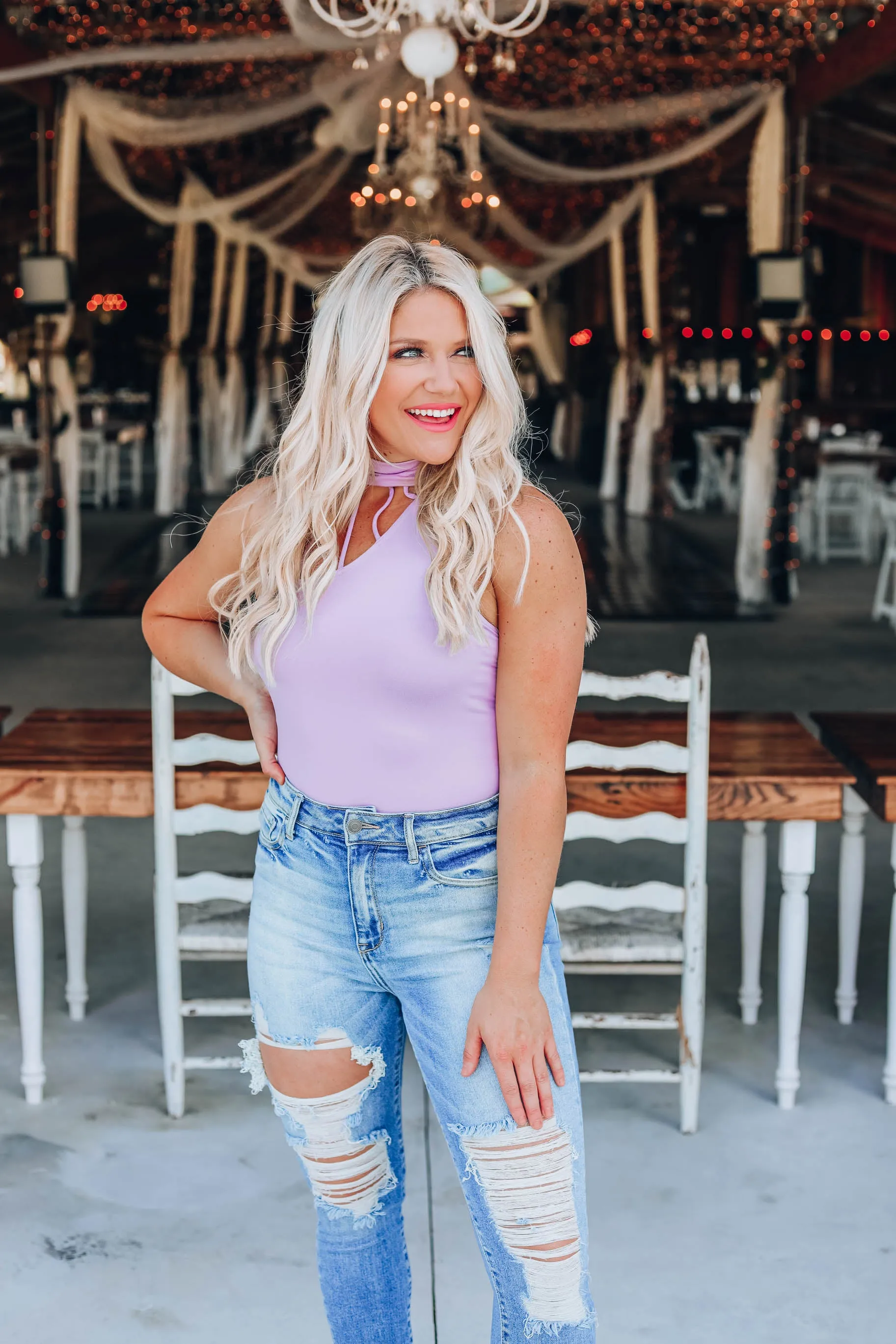Soft And Sweet Bodysuit - Lavender