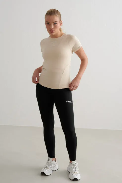 Soft Basic SS Top | Cafe Au Lait