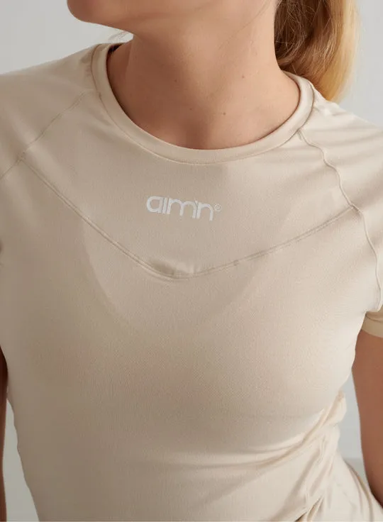 Soft Basic SS Top | Cafe Au Lait