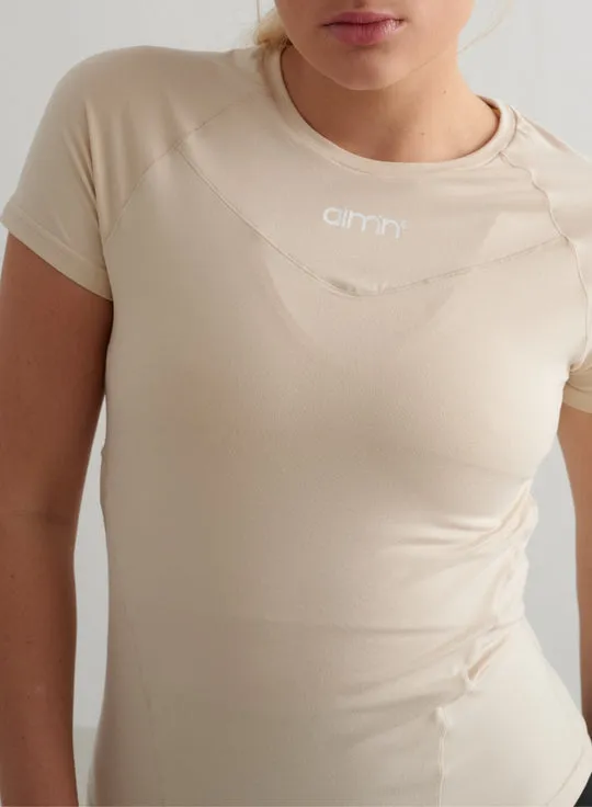Soft Basic SS Top | Cafe Au Lait