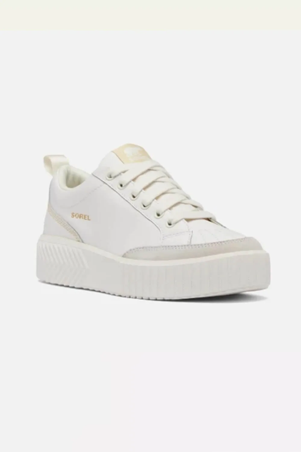 Sorel Out N About Ave Low Waterproof Sneakers for Women in Sea Salt/Bleached Ceramic | 2077991-125