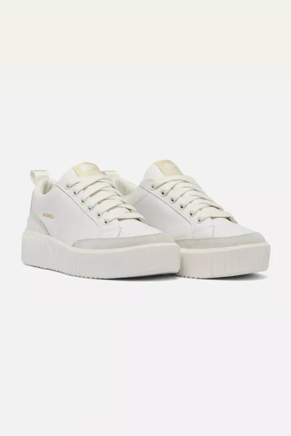 Sorel Out N About Ave Low Waterproof Sneakers for Women in Sea Salt/Bleached Ceramic | 2077991-125