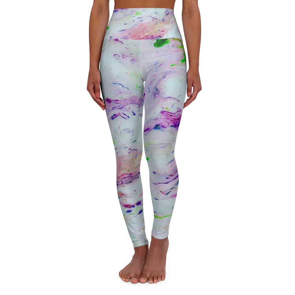Sparkle Pour High Waisted Yoga Leggings