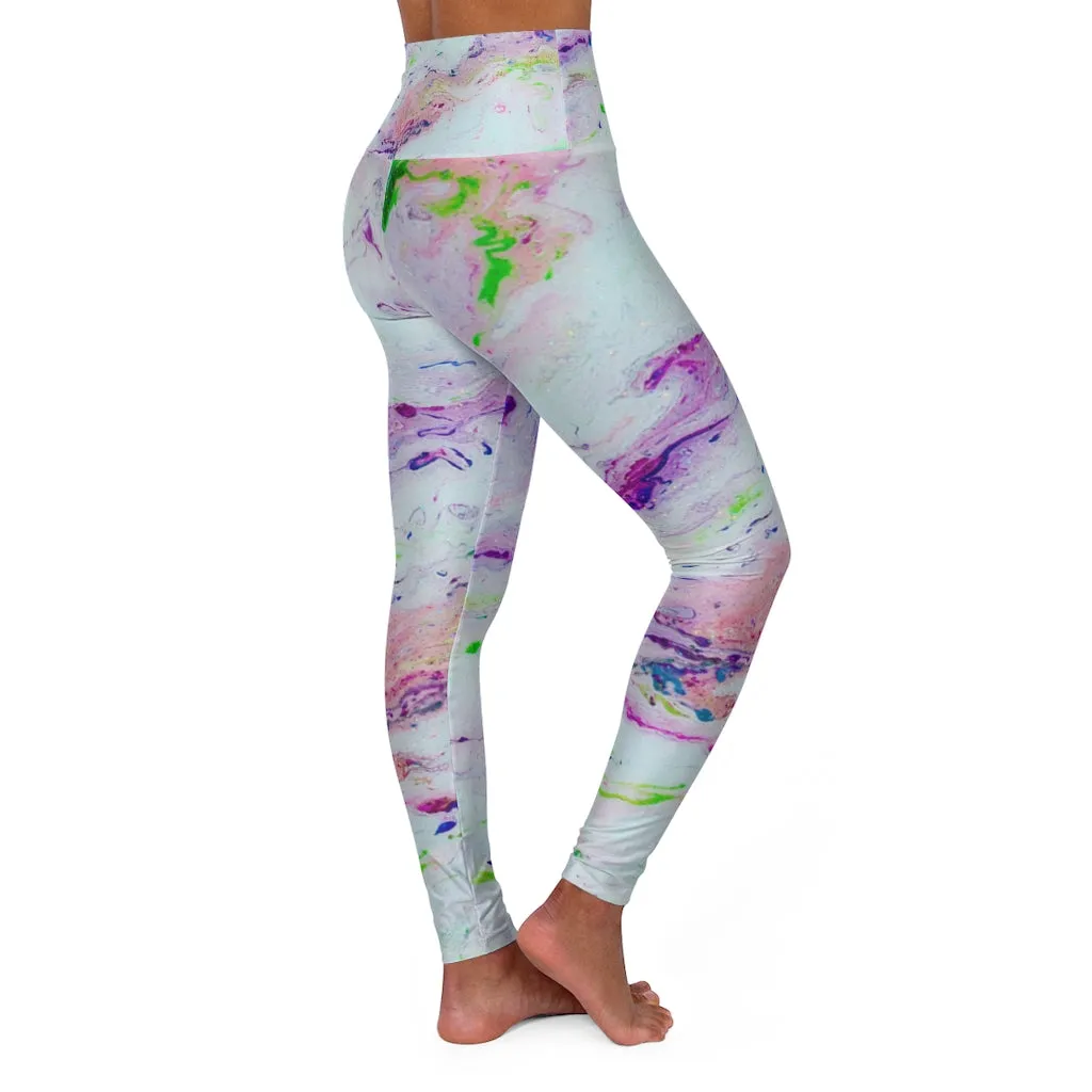Sparkle Pour High Waisted Yoga Leggings