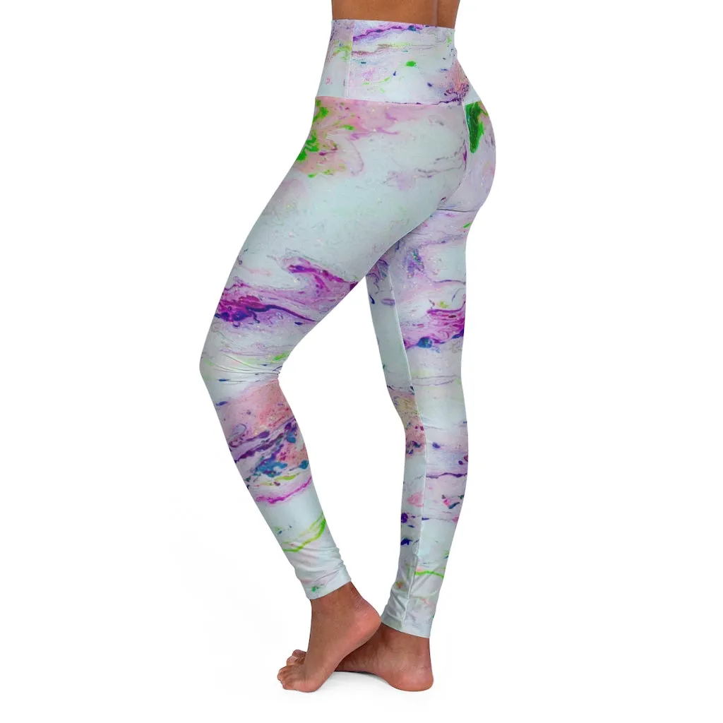 Sparkle Pour High Waisted Yoga Leggings