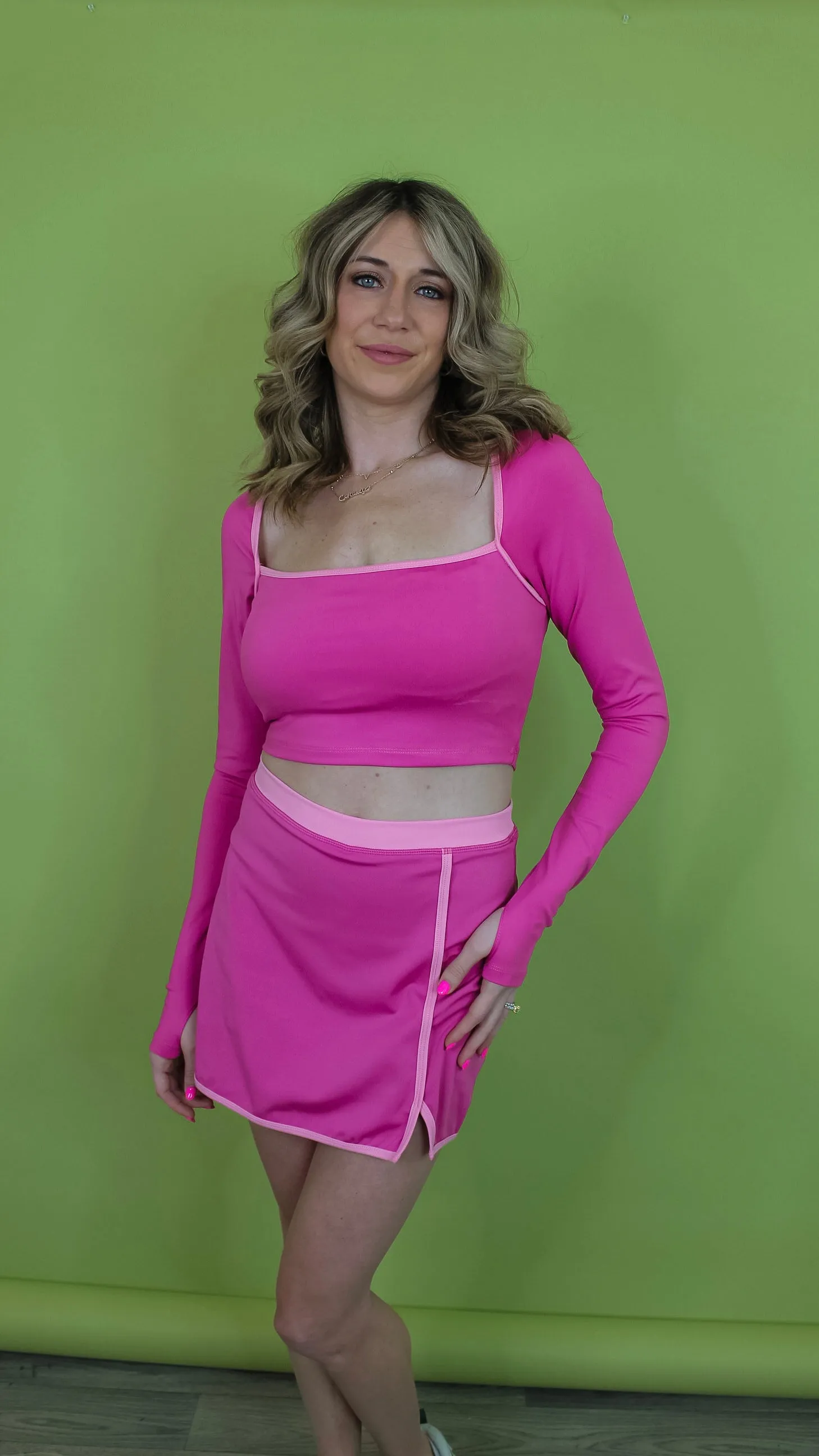 Speak Now Skort - Magenta