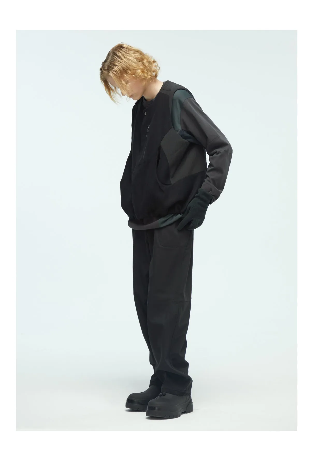 Splicing Thickened Casual Pants