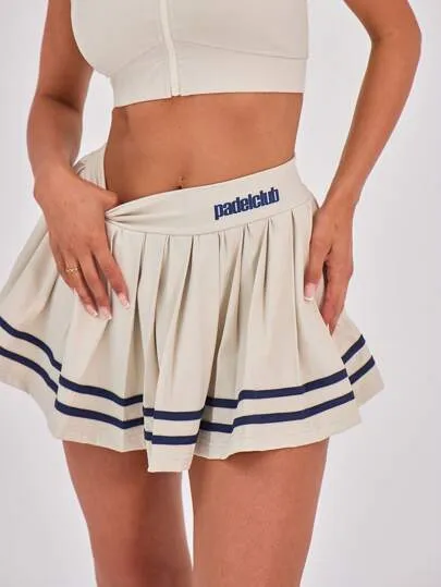 Sport Padelclub Print Pleated Tennis Skort – Stylish & Comfortable
