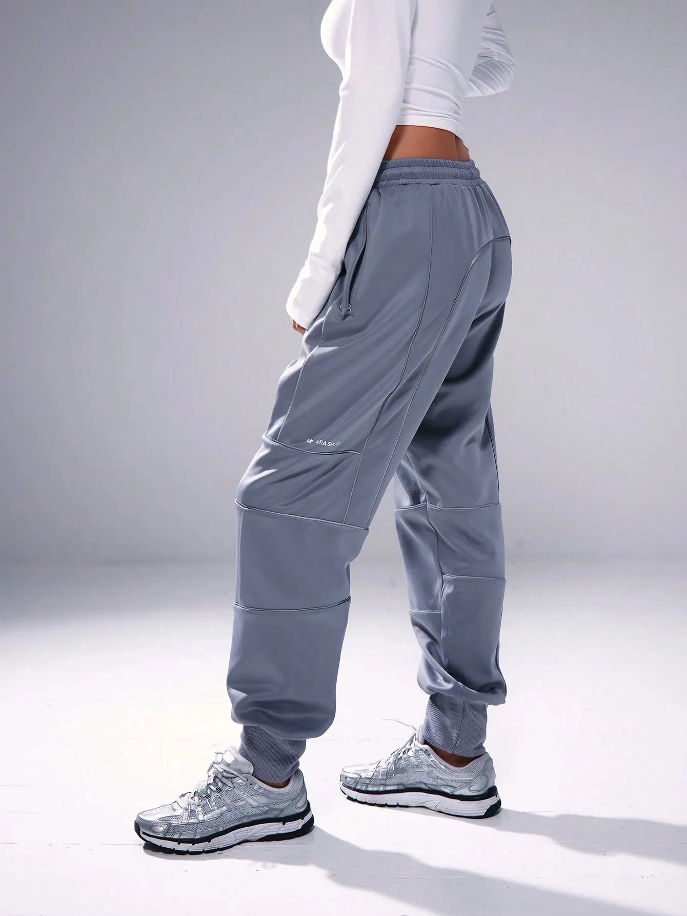 Sport Reflective Seam Cuffed Sweatpants