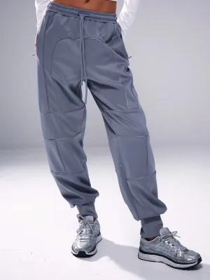 Sport Reflective Seam Cuffed Sweatpants