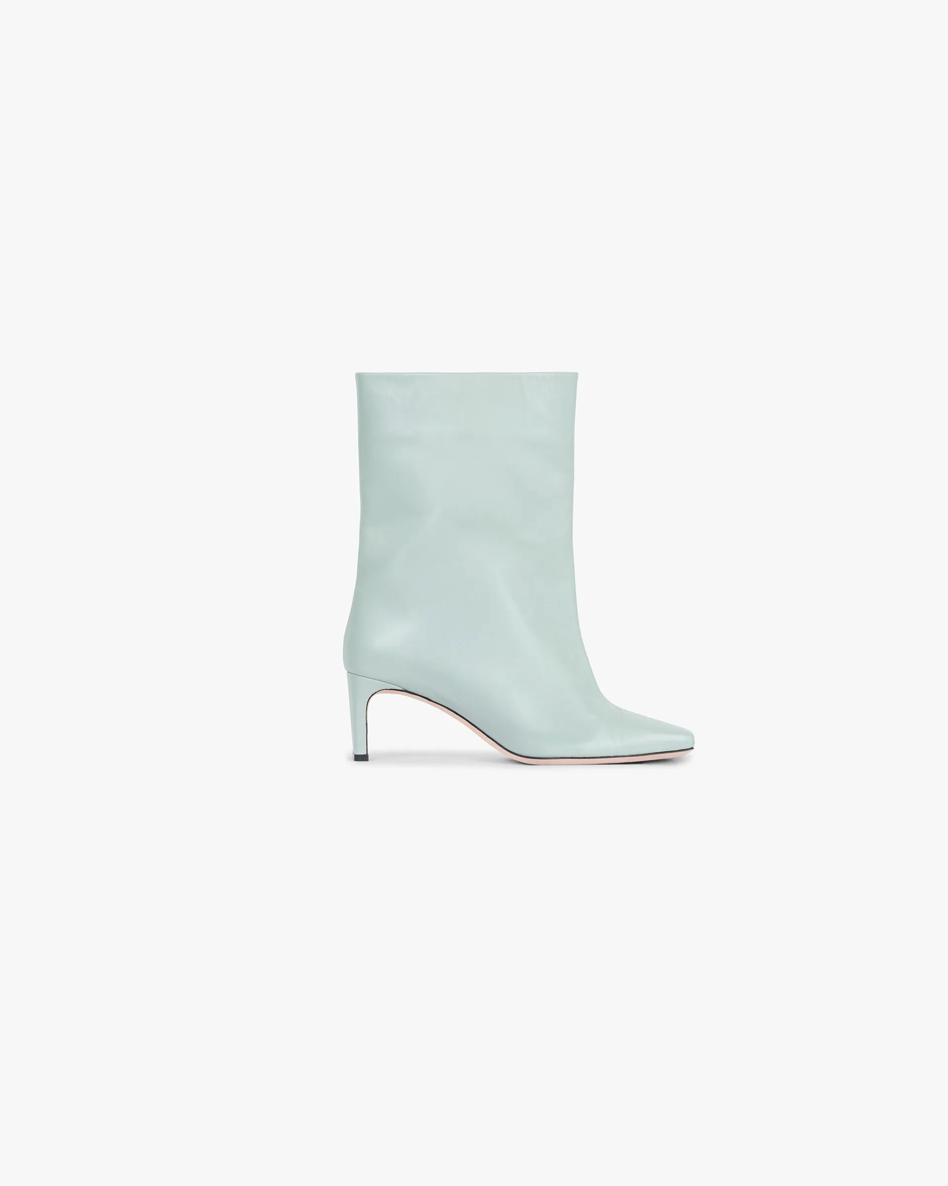 Square Toe Ankle Boot - Basil
