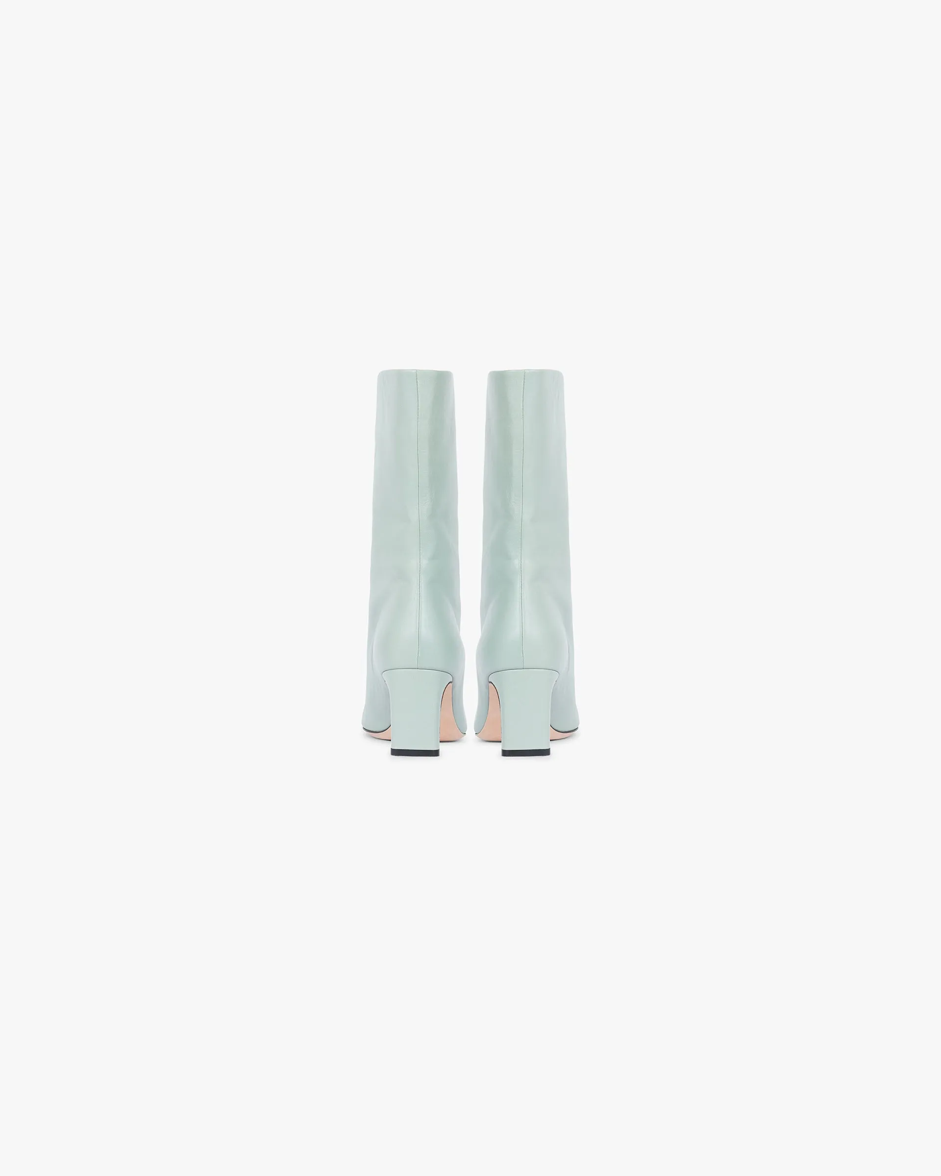 Square Toe Ankle Boot - Basil