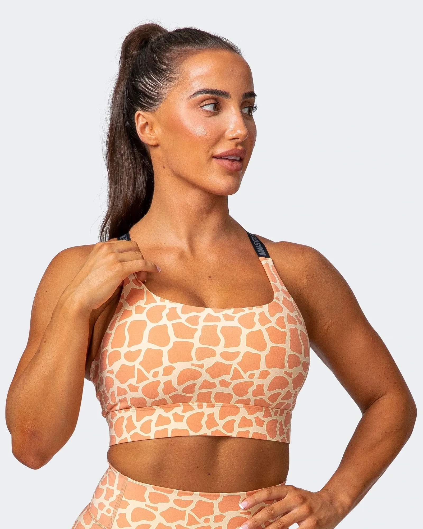 STABILITY BRA Paradise Giraffe Print