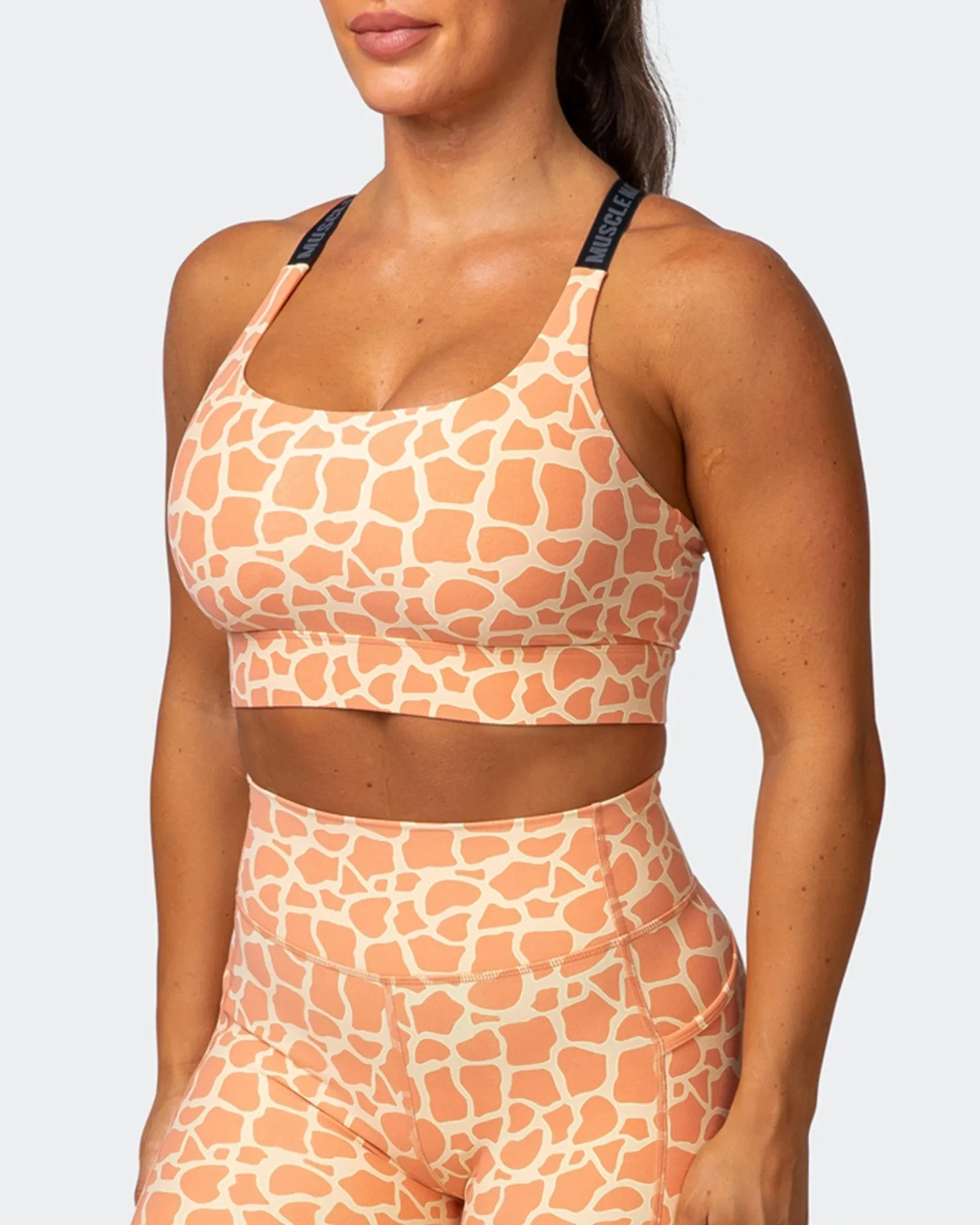 STABILITY BRA Paradise Giraffe Print