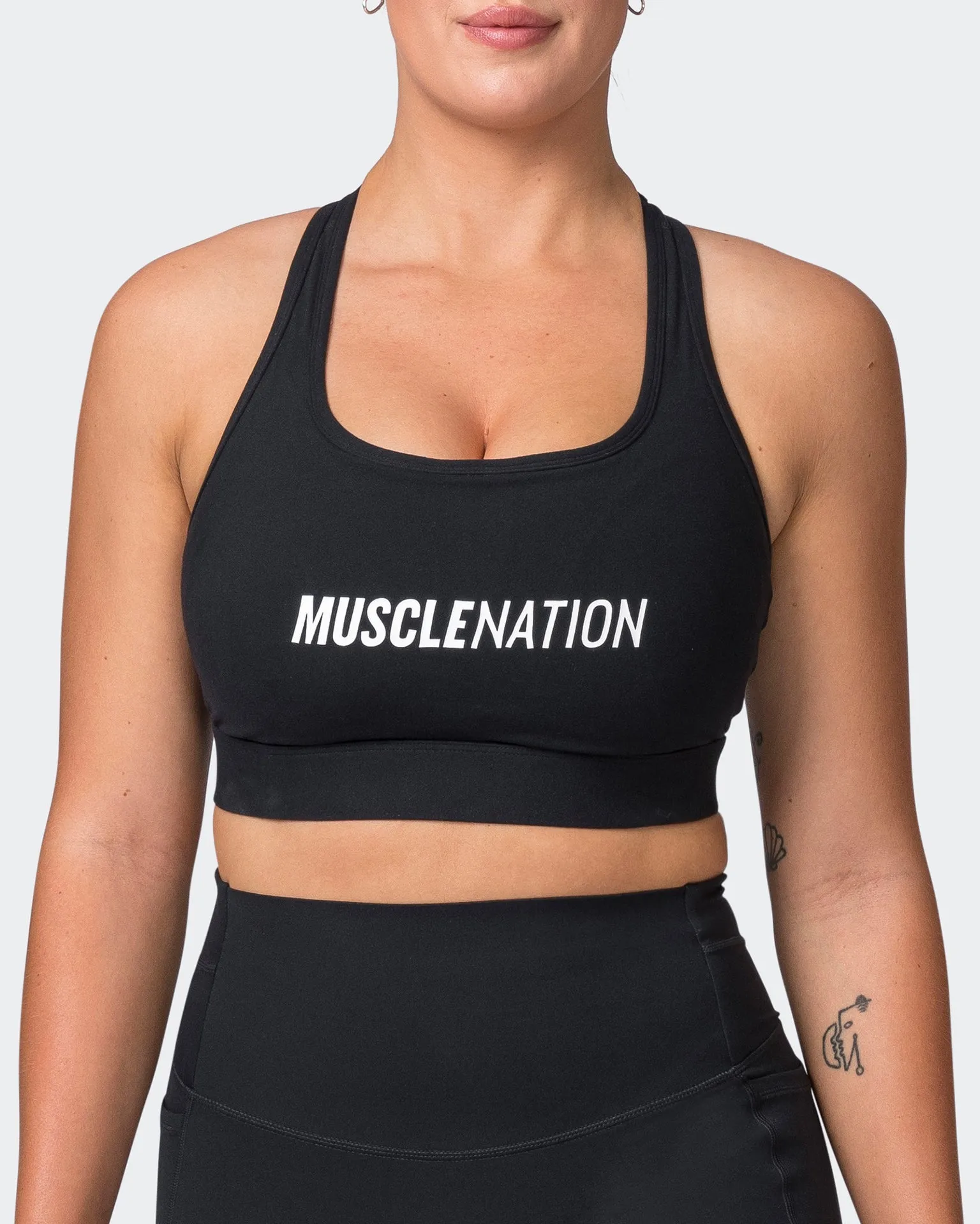 Stamina Moulded Bra - Black