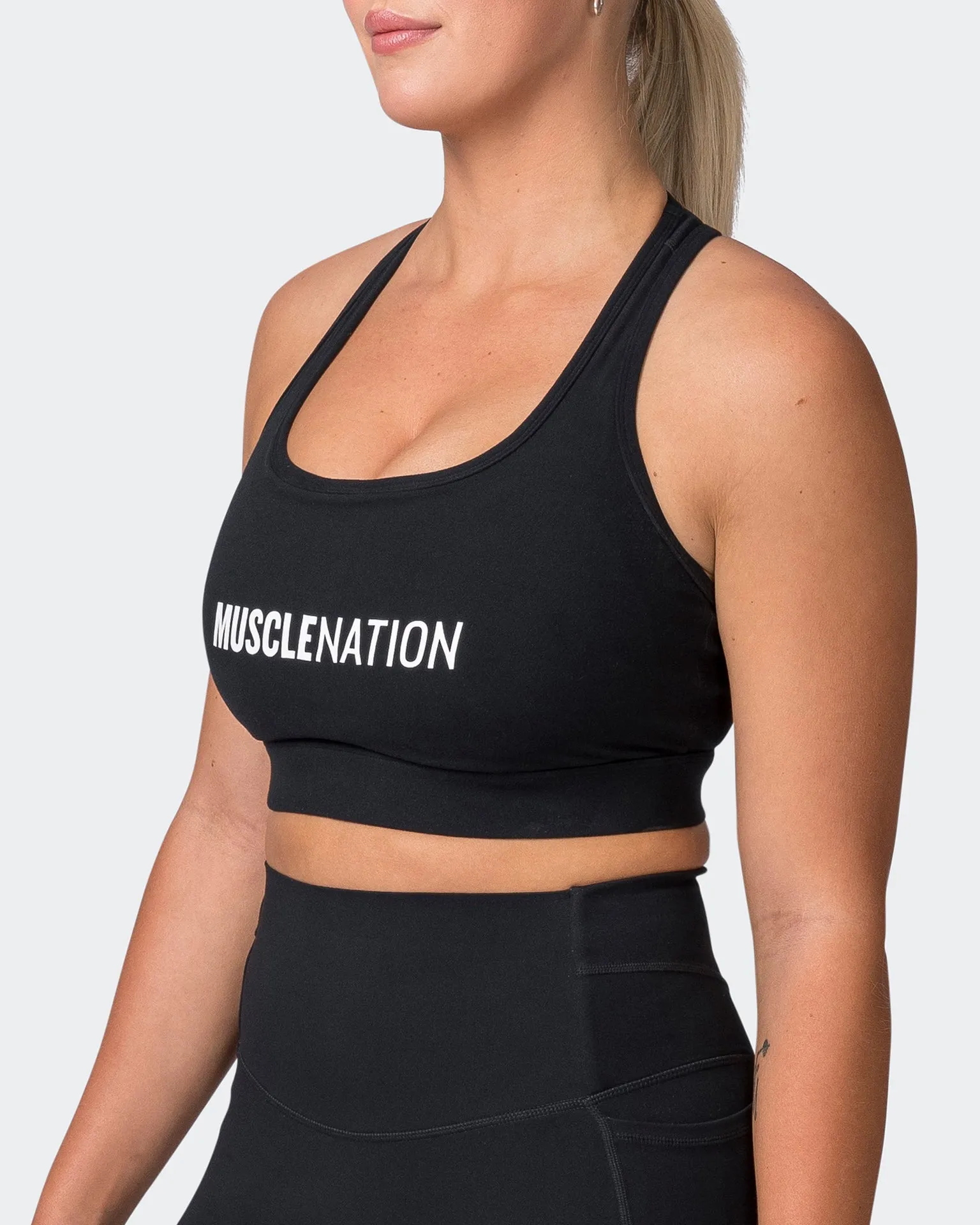 Stamina Moulded Bra - Black