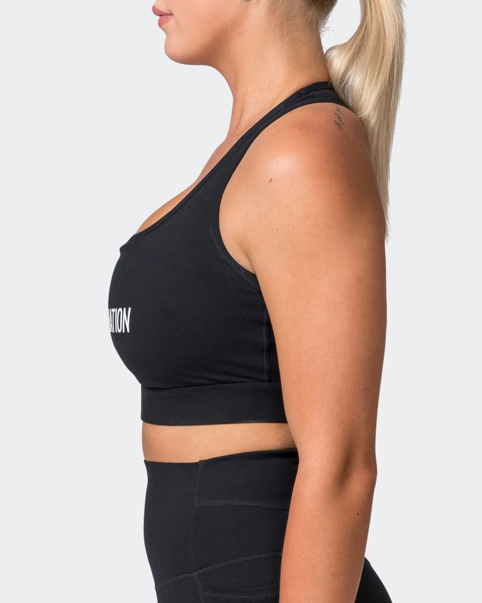Stamina Moulded Bra - Black