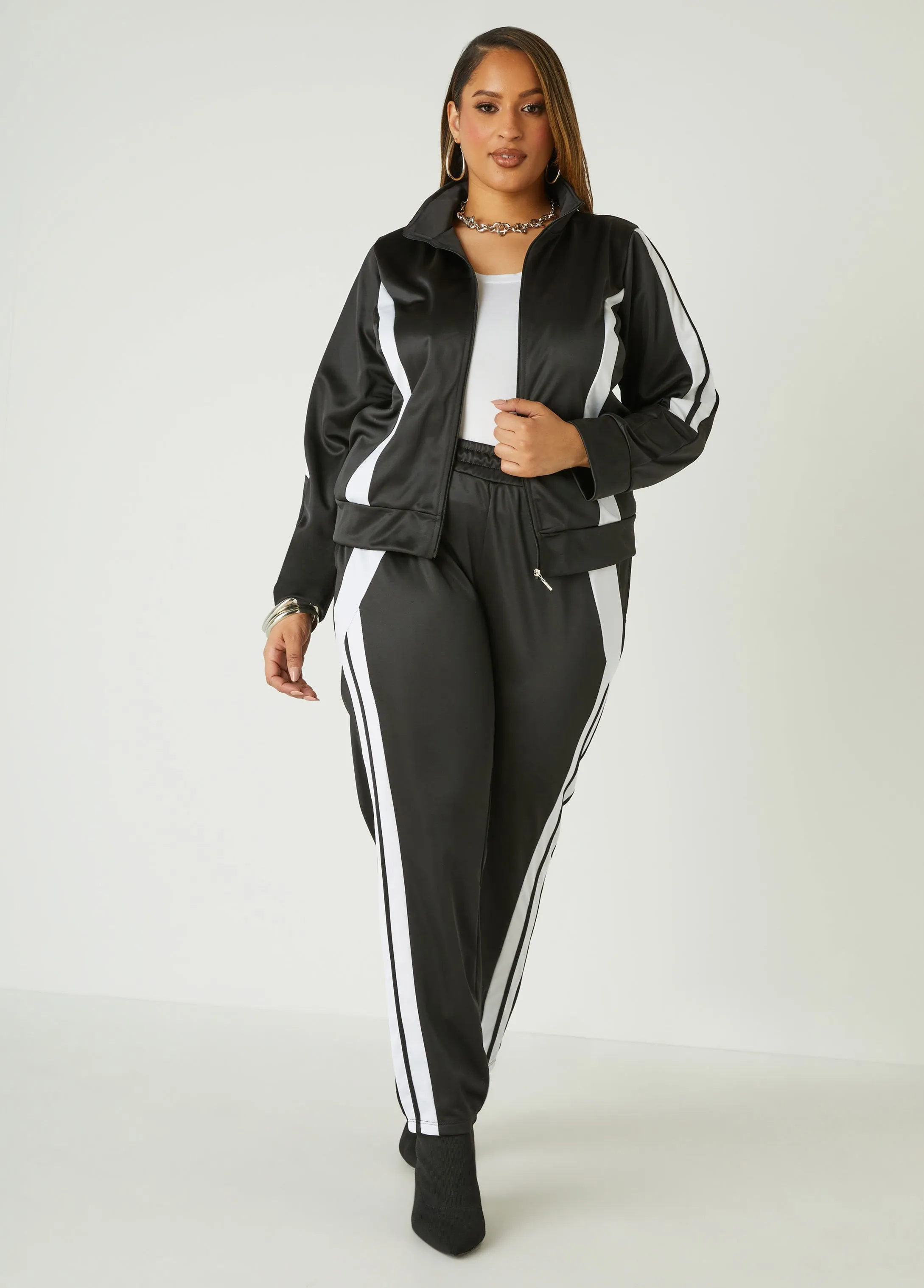 Stripe Trimmed Track Pants