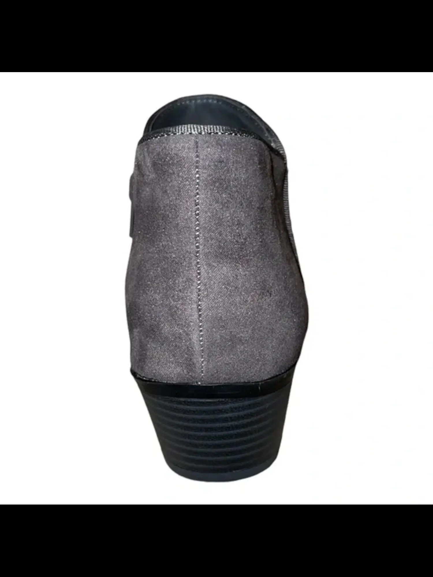 Style & Co. Wileyy Ankle Booties, Created for Macy's, Charcoal Micro, Size 6.0