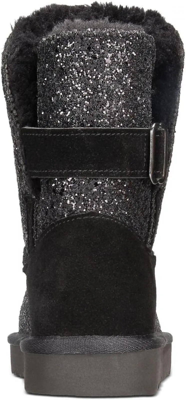 Style & Co. Womens Teenyy Suede Pull On Ankle Boots 10013442100 Black Glitter 5M