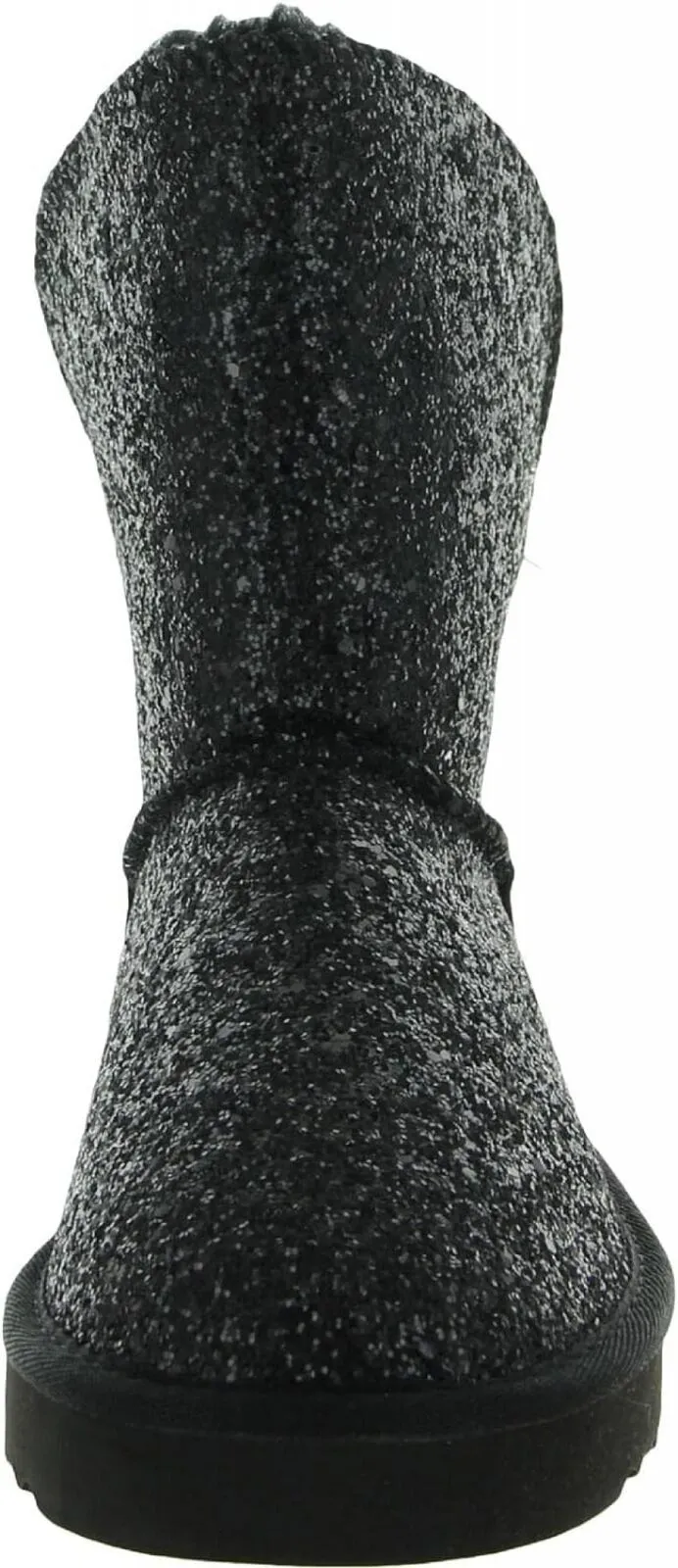 Style & Co. Womens Teenyy Suede Pull On Ankle Boots 10013442100 Black Glitter 5M