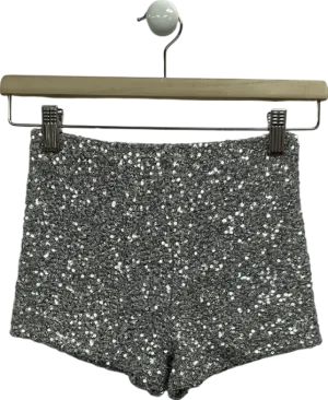 subdued Metallic Sequin Hotpants Shorts UK S