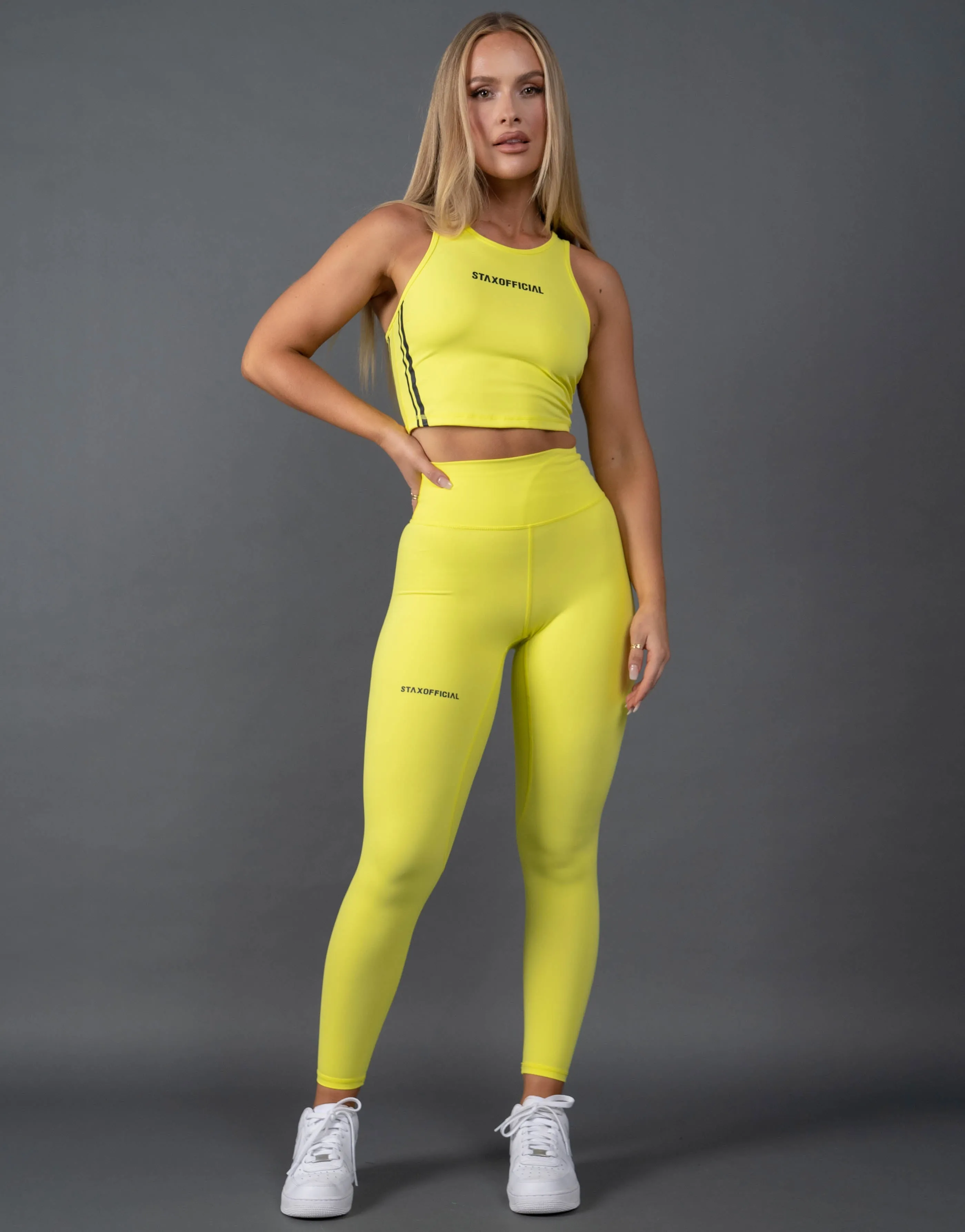 Summer 22 Full Length Tights - Yellow