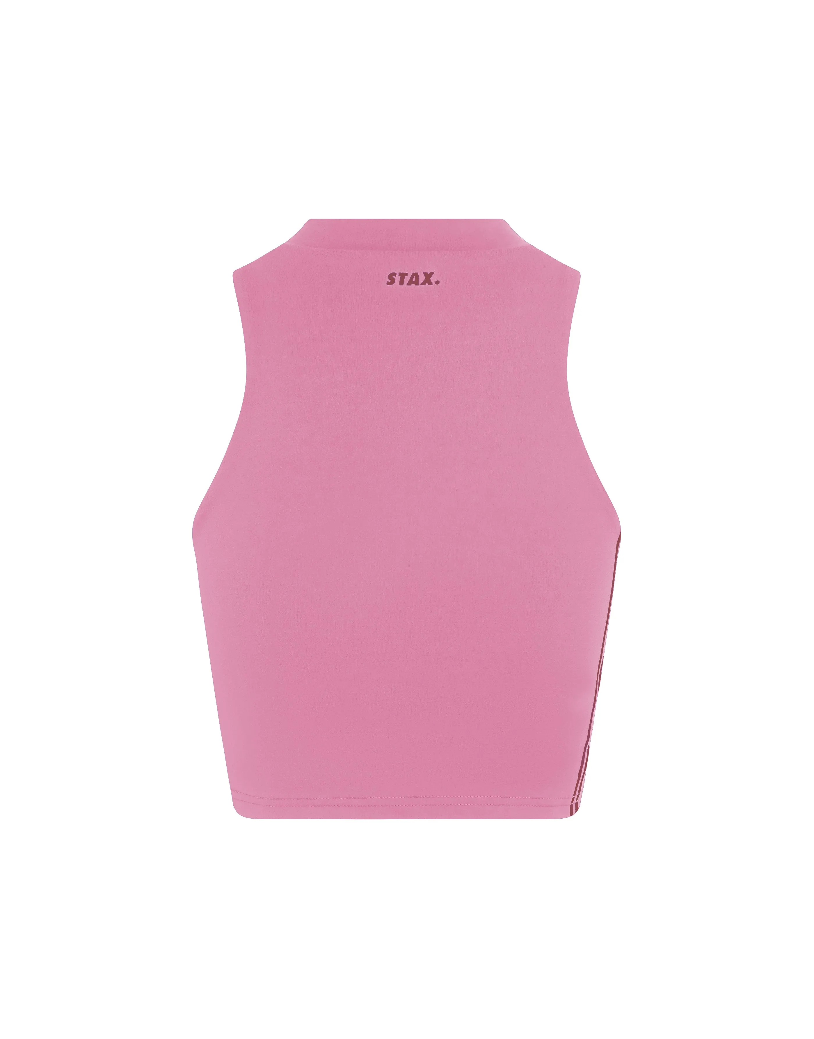 Summer 22 Zip Crop - Pink