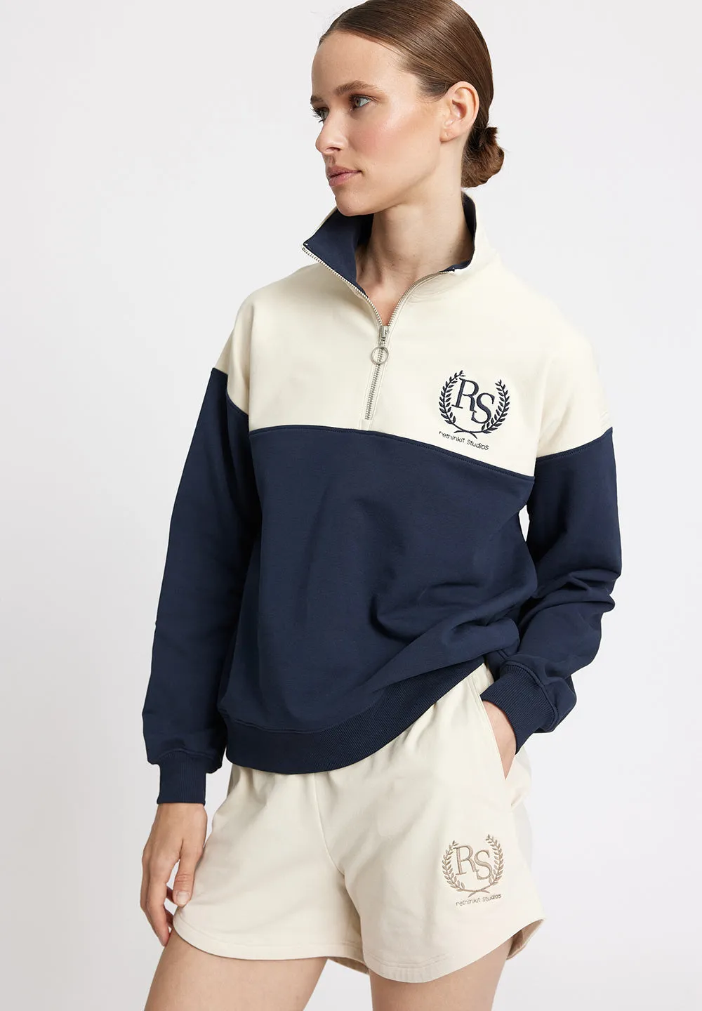 Sweat Imola Half Zip - navy