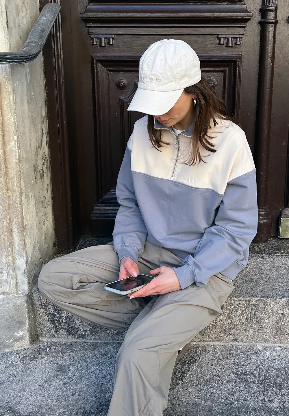 Sweat Imola Half Zip - twillight blue