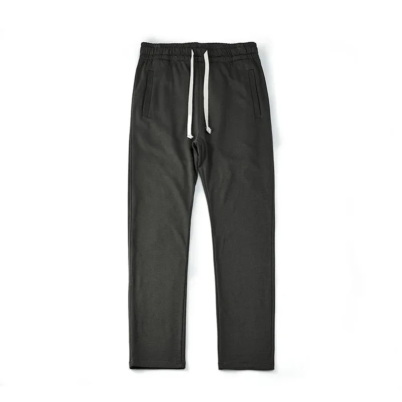 Sweatpants Men Brown Jogger Sport Straight Leg Long Casual Pants - Streetwear Loose Oversized Trousers