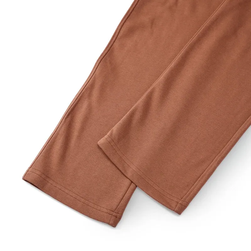 Sweatpants Men Brown Jogger Sport Straight Leg Long Casual Pants - Streetwear Loose Oversized Trousers