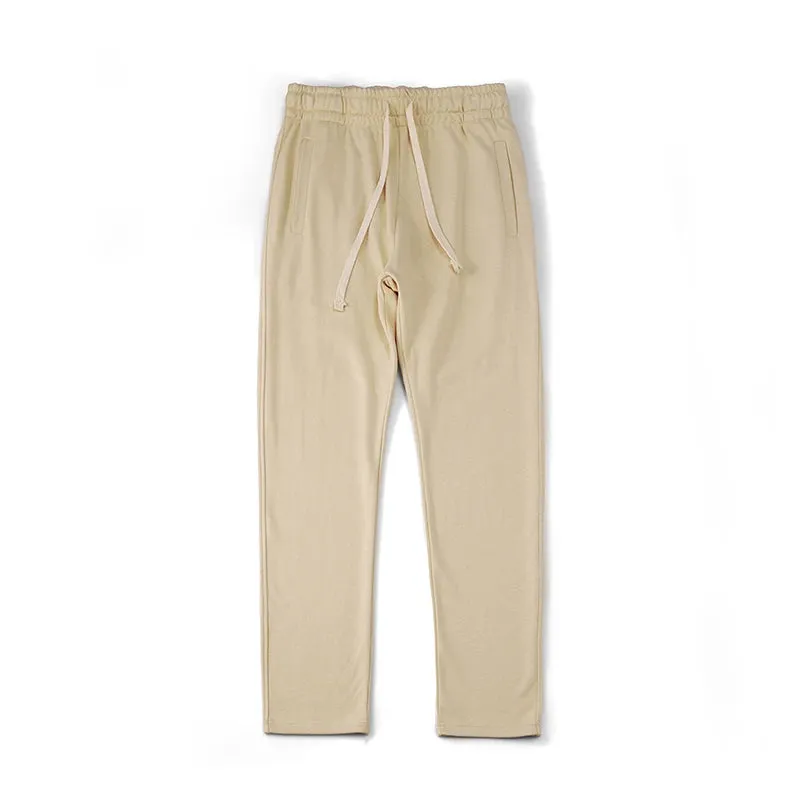Sweatpants Men Brown Jogger Sport Straight Leg Long Casual Pants - Streetwear Loose Oversized Trousers