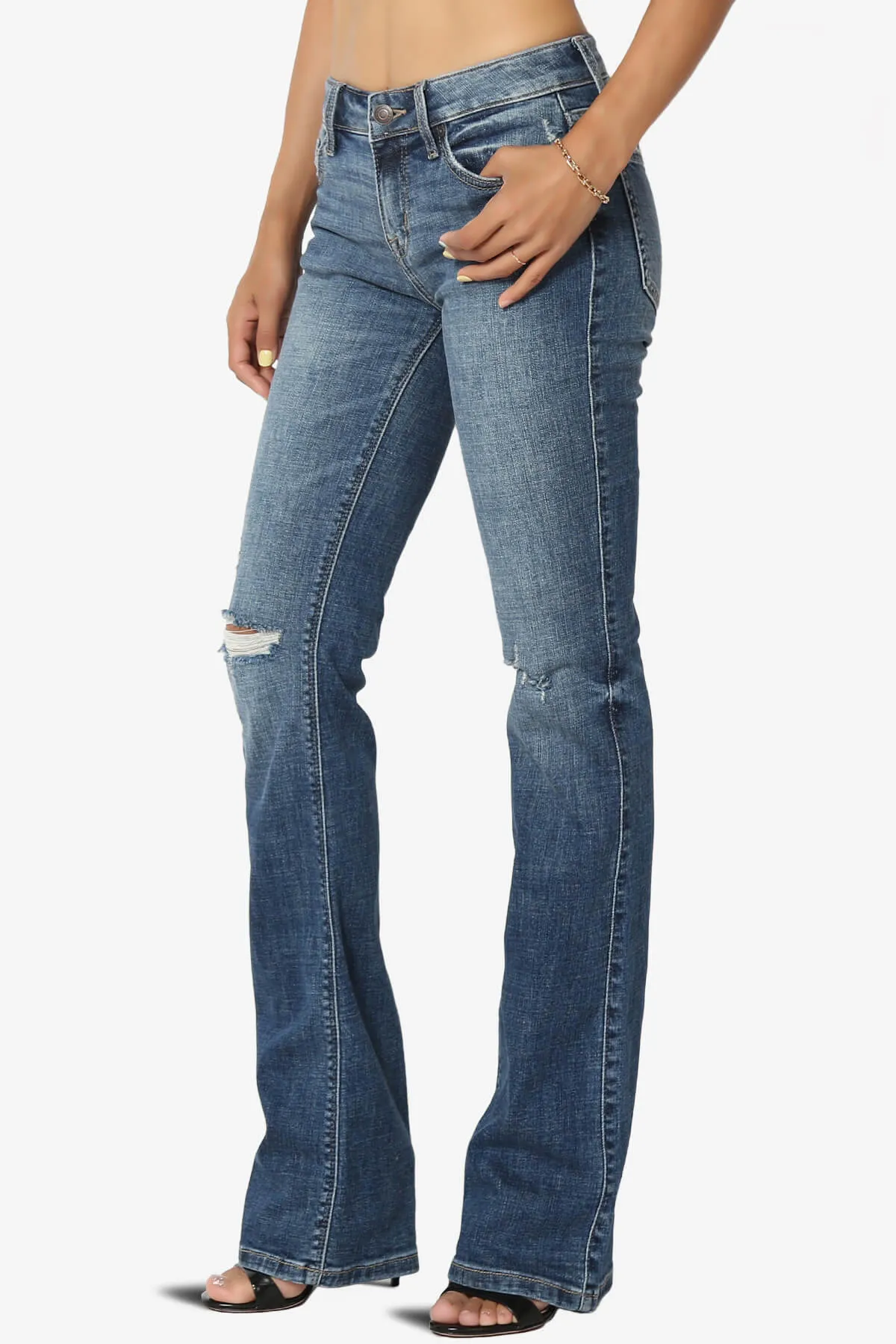 Tana Low Rise Relaxed Bootcut Jeans