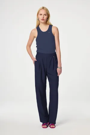 Tanja Jersey Tank | After Midnight Blue