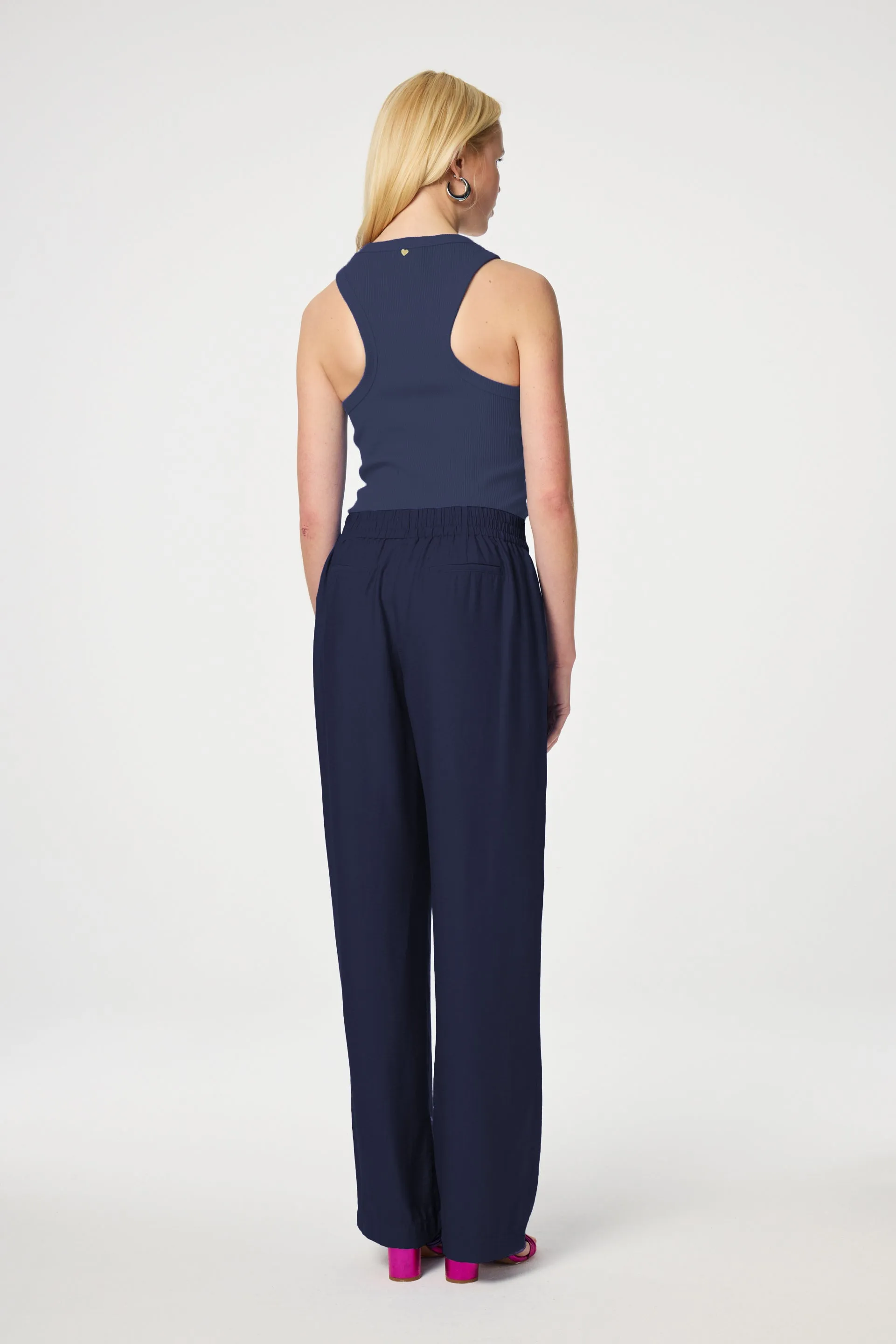 Tanja Jersey Tank | After Midnight Blue