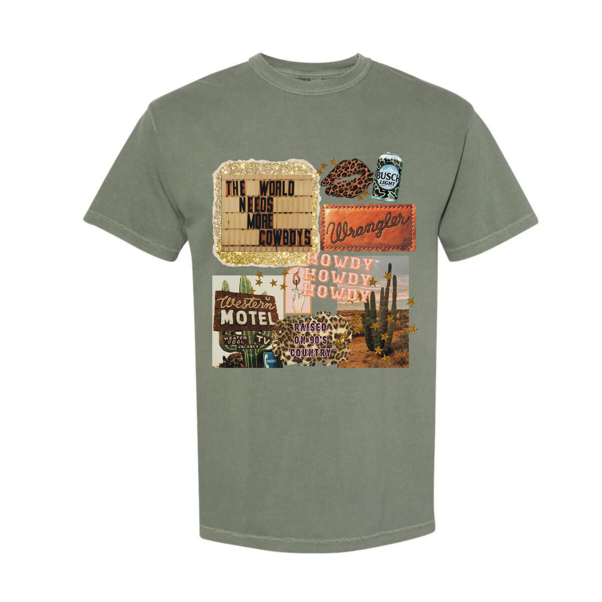 The World Needs More Cowboys Comfort Colors Tee