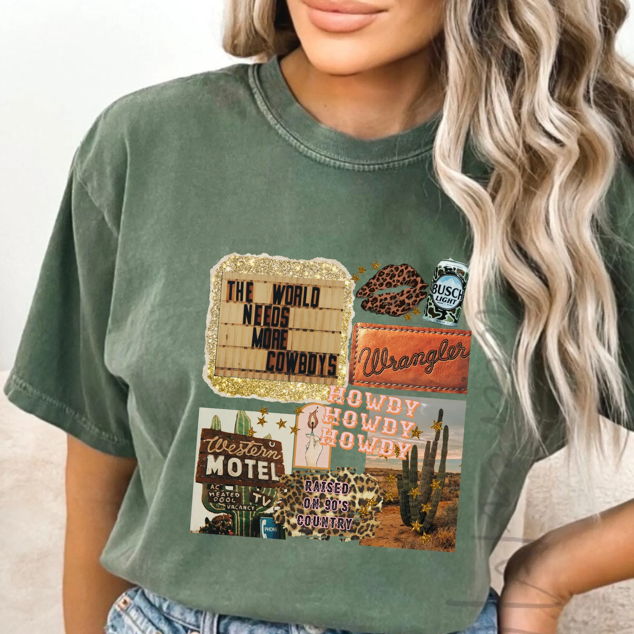 The World Needs More Cowboys Comfort Colors Tee