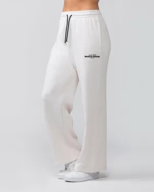 Timeless Wide Leg Trackies - Dew Marl