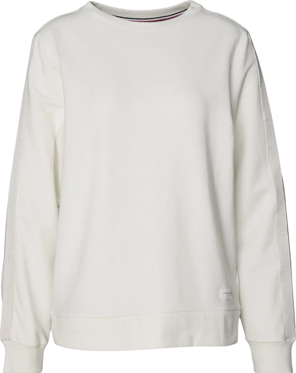 Tommy Hilfiger Cream Established Track Pyjama Top UK S/M